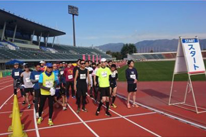 甲府・小瀬スポーツ公園 Trial Marathon