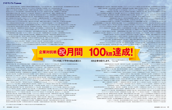 特集ページ：大盛況！「11万2025人」「1157事業所」参加<br>さつき・ラン＆ウォーク企業対抗戦