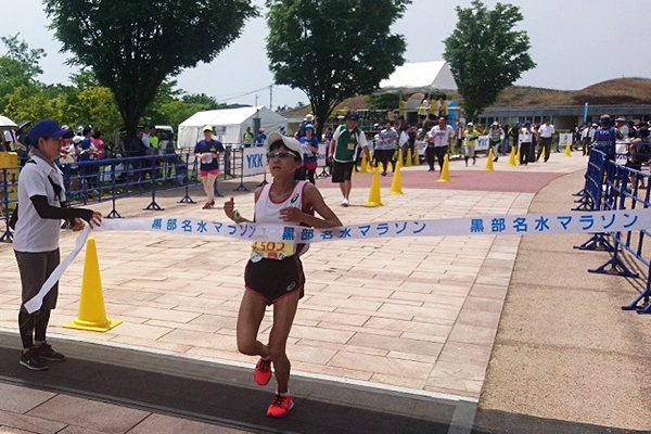 優勝した澤畠選手は今大会女性で唯一のサブスリーだった