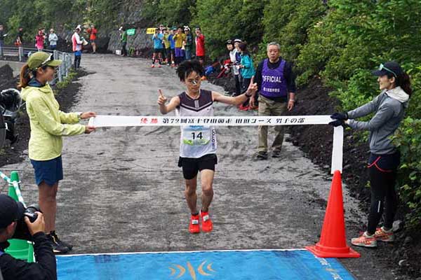 第72回富士登山競走　山頂コースは悪天候のため五合目で打ち切り！　優勝は山田雄喜選手、女子は吉住友里選手