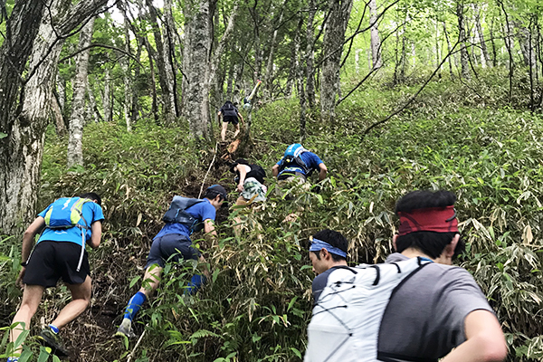 これぞ急登！な坂が続く