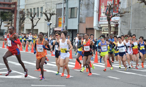 昨年2位の設楽選手はこの後東京マラソンで日本新記録達成！