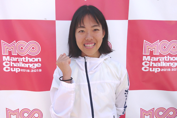 全日本大学女子駅伝からの連戦の疲れもみせず2位に大差をつけた中島選手