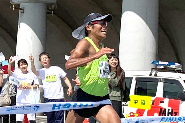 今大会優勝でドーハへのはずみとなった川内優輝選手