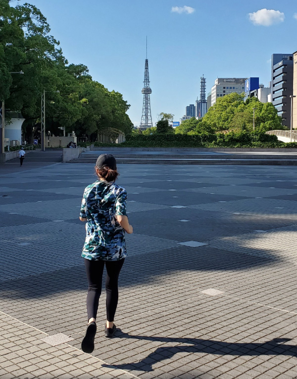 気になるショップなどをチェックしたり、楽しく走るよう心がけました。目標を持って走れたこと、オンラインマラソンを企画してくだっさたことに感謝！（愛知県・はり灸アロマ心音さん）