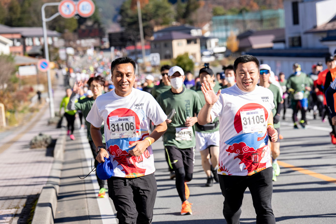 海外からの参加ランナーが多く見られた