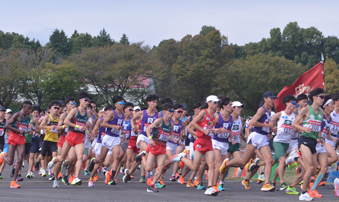 10月15日（土）に開催された第99回東京箱根間往復大学駅伝競走予選会