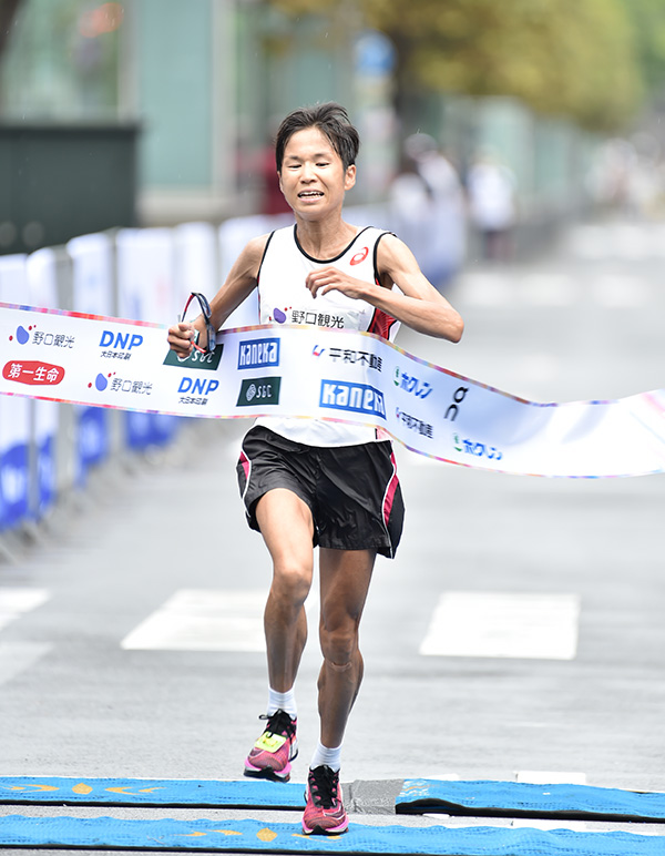 初優勝した市民ランナーの澤畠朋美選手（写真／釜石由起）