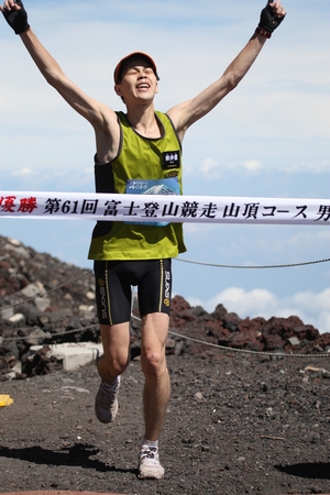 2008年の富士登山競走は体調不良の中でもあきらめず、終盤に逆転劇を演じた