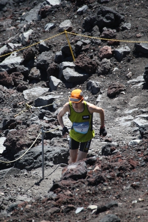 2008年の富士登山競走は体調不良の中でもあきらめず、終盤に逆転劇を演じた