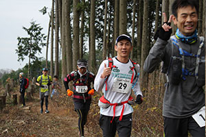 日当たりのいい広葉樹林帯、杉並木、見晴らしのよい尾根とコースは変化に富む