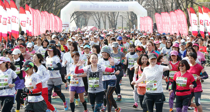 渋谷・表参道WOMEN’S RUN　4,842人の女性ランナーが10kmレースに出場！